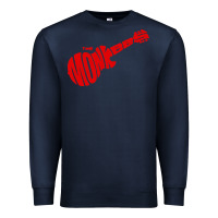 Navy red monkees Premium Sweatshirt - linhVisuals