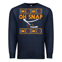 Navy oh snap turkey wishbone funny ugly Premium Sweatshirt - linhVisuals