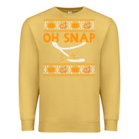 Antique Gold oh snap turkey wishbone funny ugly Premium Sweatshirt - linhVisuals