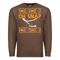 Chestnut oh snap turkey wishbone funny ugly Premium Sweatshirt - linhVisuals