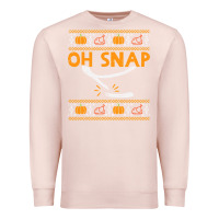 Pale Pink oh snap turkey wishbone funny ugly Premium Sweatshirt - linhVisuals