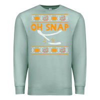 Seafoam oh snap turkey wishbone funny ugly Premium Sweatshirt - linhVisuals