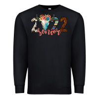 Black 2022 senior bull skull Premium Sweatshirt - JahusDesignShop