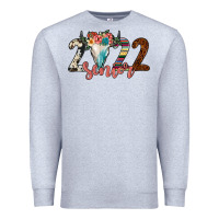 Heather Grey 2022 senior bull skull Premium Sweatshirt - JahusDesignShop