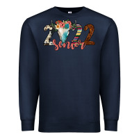 Navy 2022 senior bull skull Premium Sweatshirt - JahusDesignShop