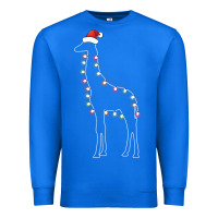 True Royal santa giraffe christmas color led Premium Sweatshirt - linhVisuals