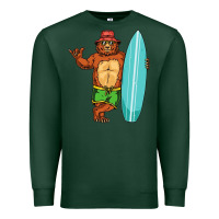Surfing Premium Premium Sweatshirt | Teevron