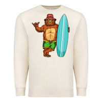 Sandshell surfing premium Premium Sweatshirt - linhVisuals