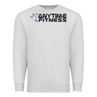 Dove Grey anytime fitness leg day Premium Sweatshirt - linhVisuals