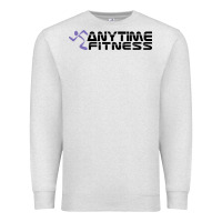 Oatmeal Heather anytime fitness leg day Premium Sweatshirt - linhVisuals