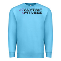 Ocean Blue anytime fitness leg day Premium Sweatshirt - linhVisuals