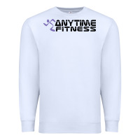 White anytime fitness leg day Premium Sweatshirt - linhVisuals