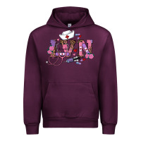 Mauve Wine valentines day lvn Urban Hoodie - RanaPortraitStore