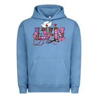 Pigment Pebble Blue valentines day lvn Urban Hoodie - RanaPortraitStore