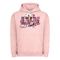 Pigment Salmon valentines day lvn Urban Hoodie - RanaPortraitStore