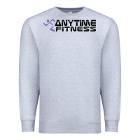 Heather Grey anytime fitness leg day Premium Sweatshirt - linhVisuals
