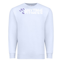 White anytime fitness leg day Premium Sweatshirt - linhVisuals