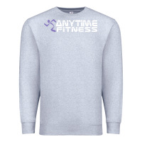 Heather Grey anytime fitness leg day Premium Sweatshirt - linhVisuals