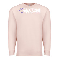 Pale Pink anytime fitness leg day Premium Sweatshirt - linhVisuals