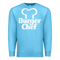 Ocean Blue vintage burger chef classic Premium Sweatshirt - linhVisuals
