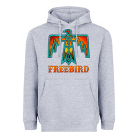 Heather Grey thunderbird freebird Heavyweight Hoodie - JahusDesignShop