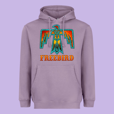 Thunderbird Freebird Heavyweight Hoodie Designed By Jahusdesignshop