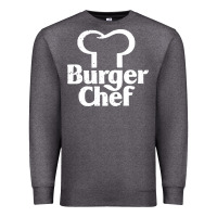 Charcoal Heather vintage burger chef classic Premium Sweatshirt - linhVisuals