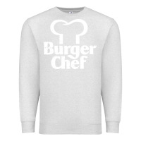 Oatmeal Heather vintage burger chef classic Premium Sweatshirt - linhVisuals