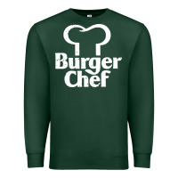 Sports Green vintage burger chef classic Premium Sweatshirt - linhVisuals