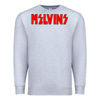 Heather Grey melvins vocalis Premium Sweatshirt - linhVisuals