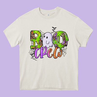 Boo Crew Heavy Core Tee Designed By Cowgirlartshop