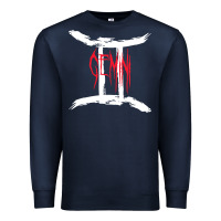 Navy zodiac series gemini classic Premium Sweatshirt - linhVisuals