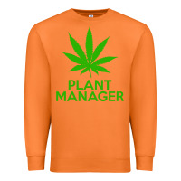 Carrot plant manager weed pot cannabis flippin sweet gear transparent copy Premium Sweatshirt - linhVisuals