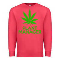 Cardinal plant manager weed pot cannabis flippin sweet gear transparent copy Premium Sweatshirt - linhVisuals