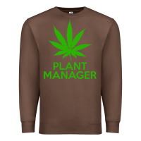 Chestnut plant manager weed pot cannabis flippin sweet gear transparent copy Premium Sweatshirt - linhVisuals