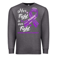 Charcoal Heather hodgkins lymphoma awareness t  shirt hodgkin's lymphoma awareness her Premium Sweatshirt - linhVisuals