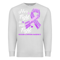 Dove Grey hodgkins lymphoma awareness t  shirt hodgkin's lymphoma awareness her Premium Sweatshirt - linhVisuals