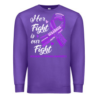Purple hodgkins lymphoma awareness t  shirt hodgkin's lymphoma awareness her Premium Sweatshirt - linhVisuals
