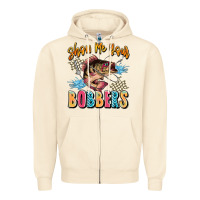 Sandshell show me your bobbers Zipper Hoodie - JahusDesignShop