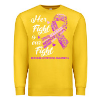 Lemon hodgkins lymphoma awareness t  shirt hodgkin's lymphoma awareness her Premium Sweatshirt - linhVisuals