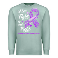 Seafoam hodgkins lymphoma awareness t  shirt hodgkin's lymphoma awareness her Premium Sweatshirt - linhVisuals