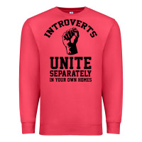 Cardinal introverts unite Premium Sweatshirt - linhVisuals