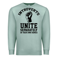 Seafoam introverts unite Premium Sweatshirt - linhVisuals
