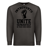 Smoke introverts unite Premium Sweatshirt - linhVisuals