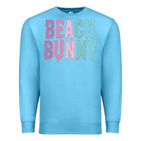 Ocean Blue beach bunny Premium Sweatshirt - linhVisuals