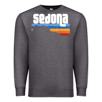 Charcoal Heather cute retro i love sedona arizona desert sunset az t shirt Premium Sweatshirt - linhVisuals