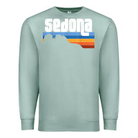 Seafoam cute retro i love sedona arizona desert sunset az t shirt Premium Sweatshirt - linhVisuals