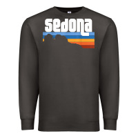Smoke cute retro i love sedona arizona desert sunset az t shirt Premium Sweatshirt - linhVisuals