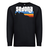 Black cute retro i love sedona arizona desert sunset az t shirt Premium Sweatshirt - linhVisuals