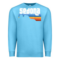 Ocean Blue cute retro i love sedona arizona desert sunset az t shirt Premium Sweatshirt - linhVisuals